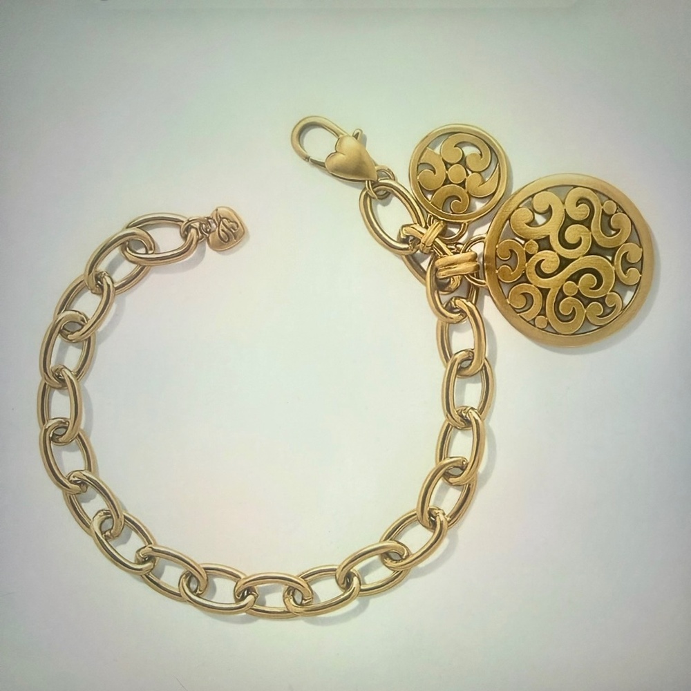 Brighton Contempo Medallion Link Bracelet NWOT